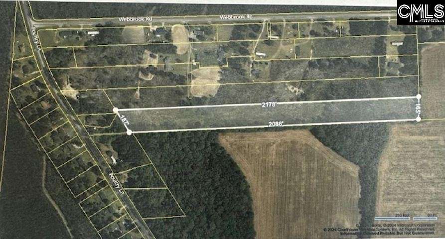 8.1 Acres of Land for Sale in Gadsden, South Carolina