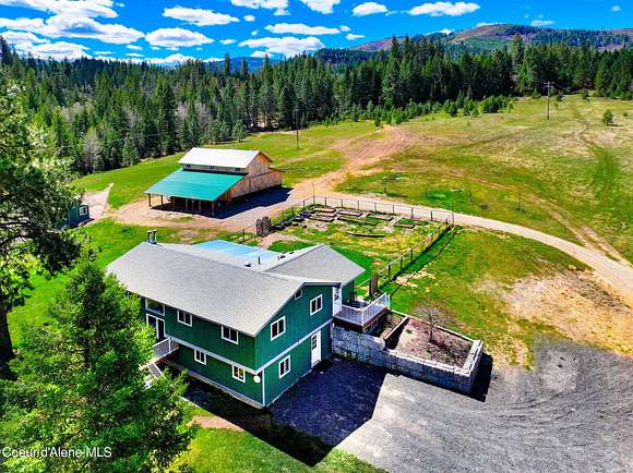 8 Acres of Residential Land with Home for Sale in St. Maries, Idaho