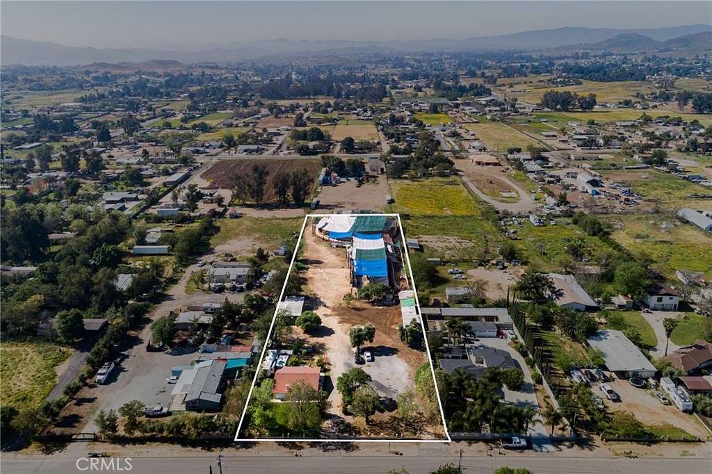2.39 Acres of Residential Land with Home for Sale in Perris, California