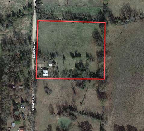 5.6 Acres of Land with Home for Sale in Myrtle, Missouri