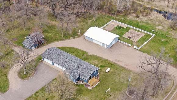 4 Acres of Residential Land with Home for Sale in Gilmanton Township, Minnesota