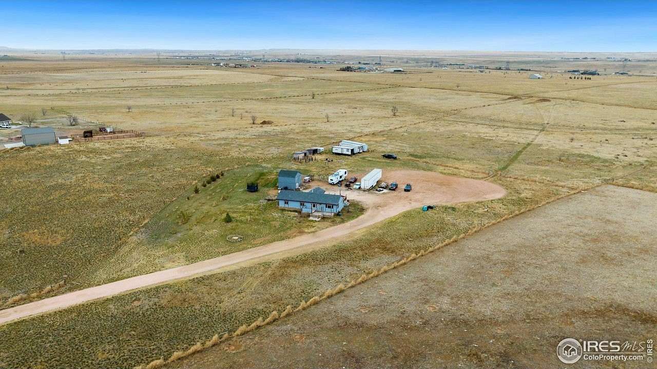 17.9 Acres of Land with Home for Sale in Wellington, Colorado