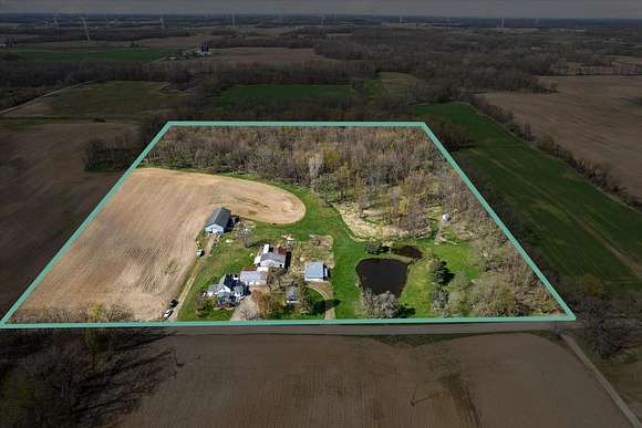 27.5 Acres of Agricultural Land with Home for Sale in Hillsdale, Michigan