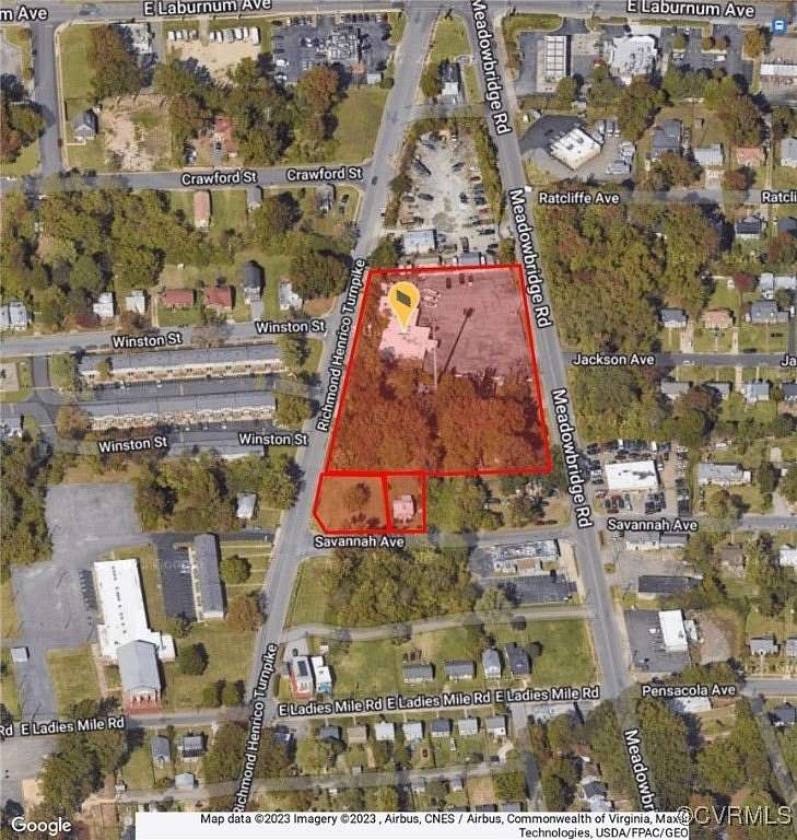 2.19 Acres of Commercial Land for Sale in Richmond, Virginia