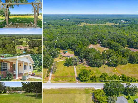 5.6 Acres of Land with Home for Sale in Brooksville, Florida