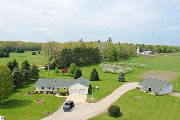 20.3 Acres of Agricultural Land with Home for Sale in West Branch, Michigan