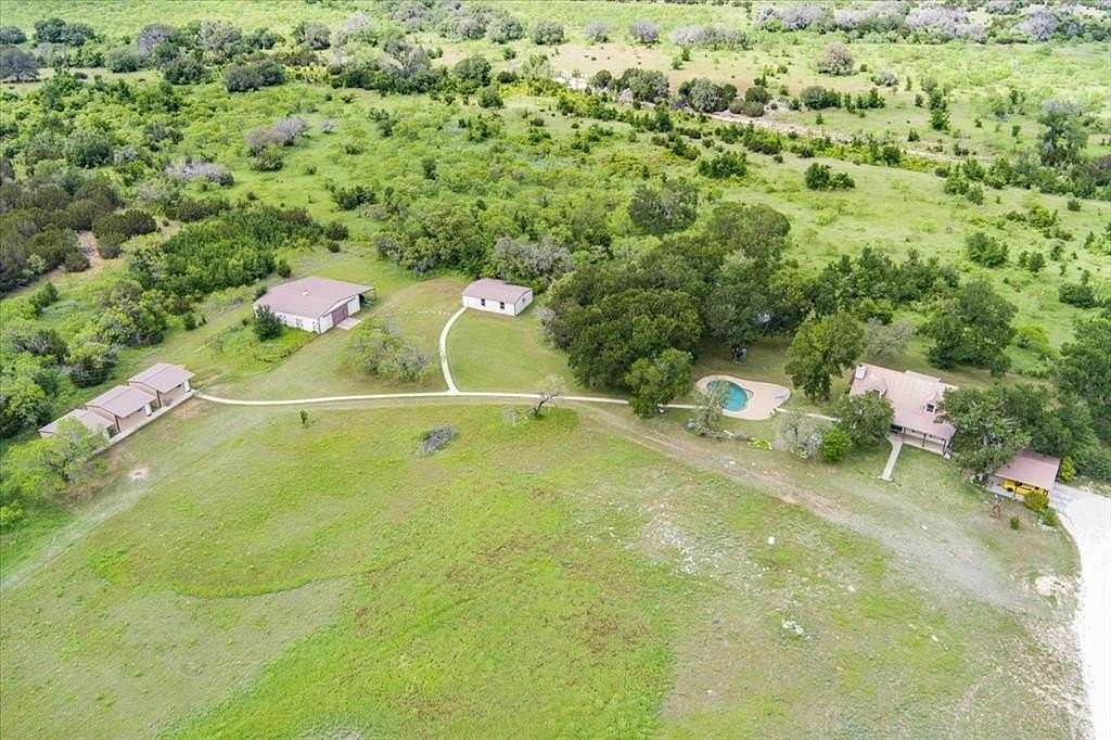 16.885 Acres of Land with Home for Sale in Evant, Texas