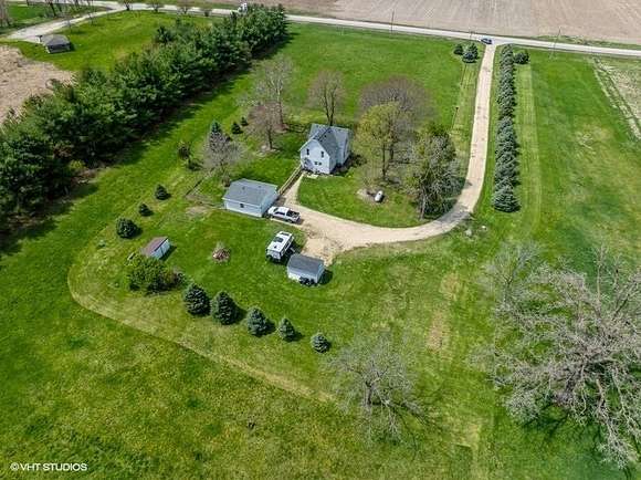 7.2 Acres of Residential Land with Home for Sale in Poplar Grove, Illinois