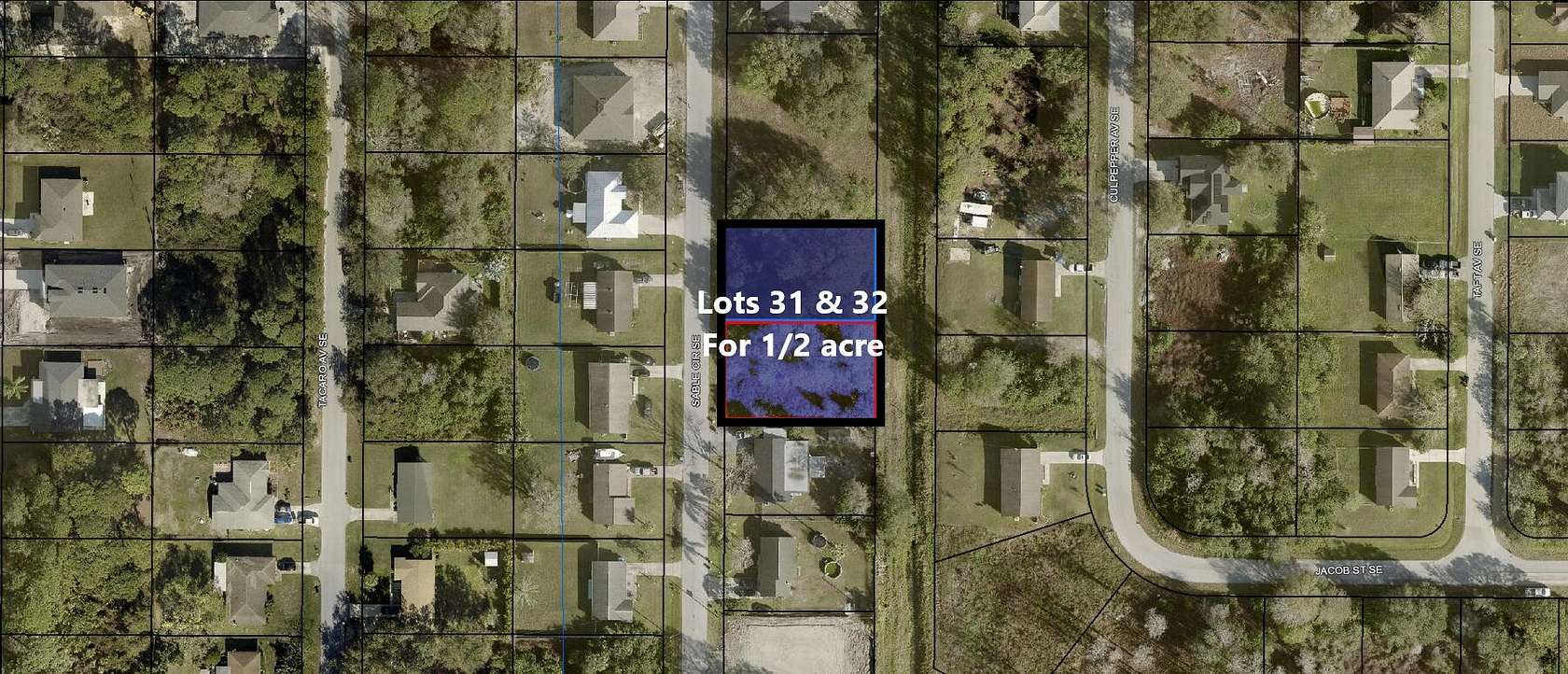 0.46 Acres of Residential Land for Sale in Palm Bay, Florida