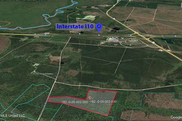 66 Acres of Land for Sale in Pearlington, Mississippi