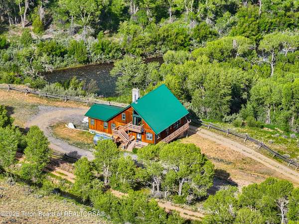47 Acres of Recreational Land with Home for Sale in Dubois, Wyoming