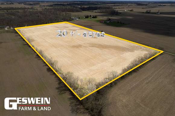 20 Acres of Agricultural Land for Sale in Middletown, Indiana