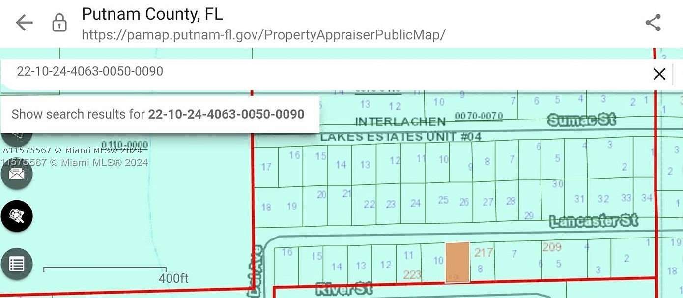 0.24 Acres of Residential Land for Sale in Interlachen, Florida