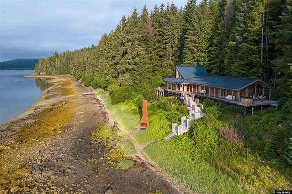 49.7 Acres of Recreational Land with Home for Sale in Angoon, Alaska
