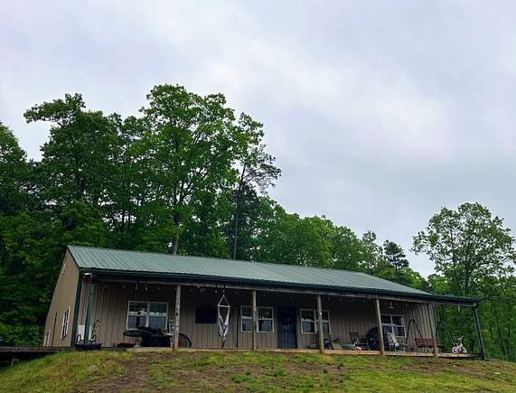 38.3 Acres of Recreational Land with Home for Sale in Hagarville, Arkansas