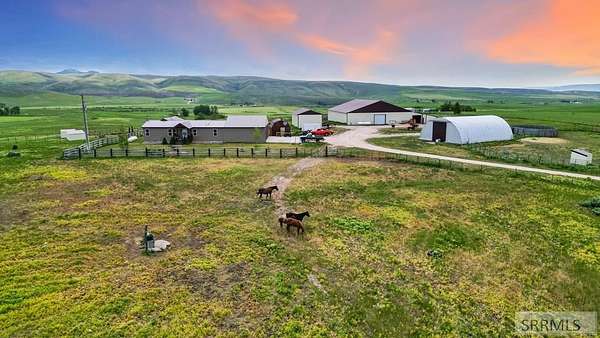 39.3 Acres of Agricultural Land with Home for Sale in Ovid, Idaho