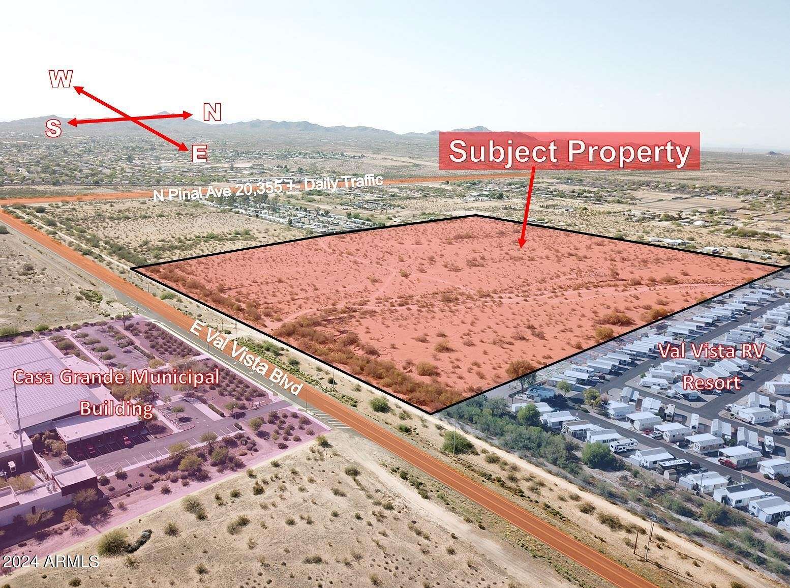 21.3 Acres of Commercial Land for Sale in Casa Grande, Arizona