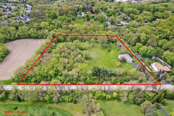 5.23 Acres of Residential Land with Home for Sale in St Charles, Illinois