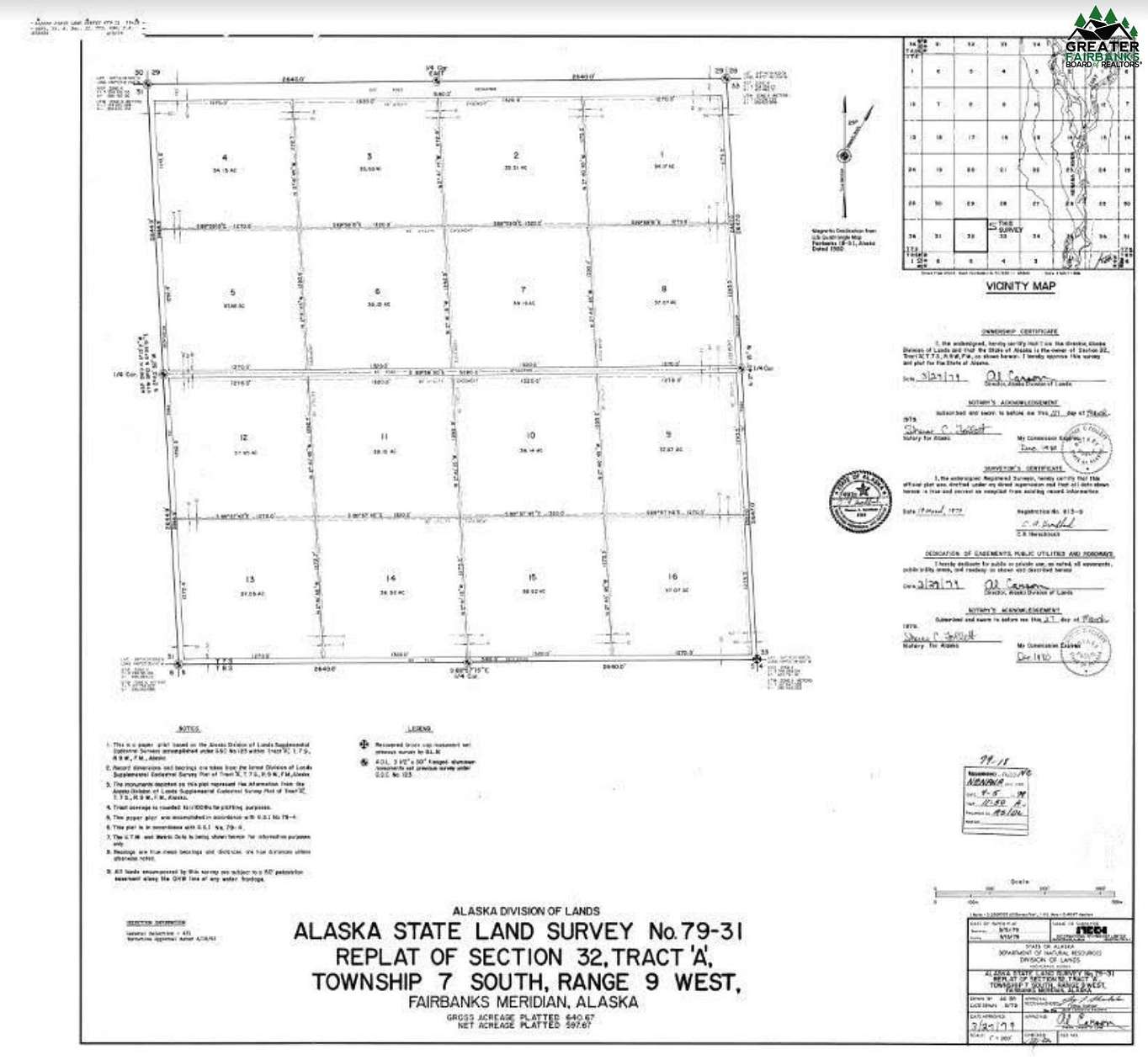 71.8 Acres of Land for Sale in Nenana, Alaska