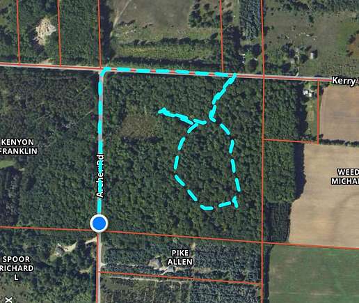 40 Acres of Recreational Land for Sale in Brethren, Michigan