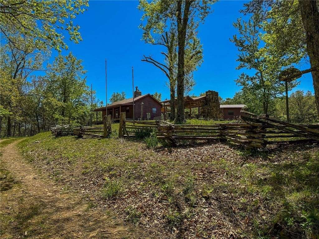 74.9 Acres of Land with Home for Sale in Huntsville, Arkansas
