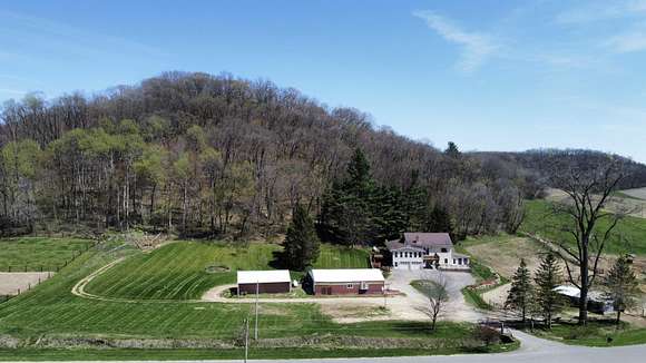 20 Acres of Recreational Land with Home for Sale in Lone Rock, Wisconsin