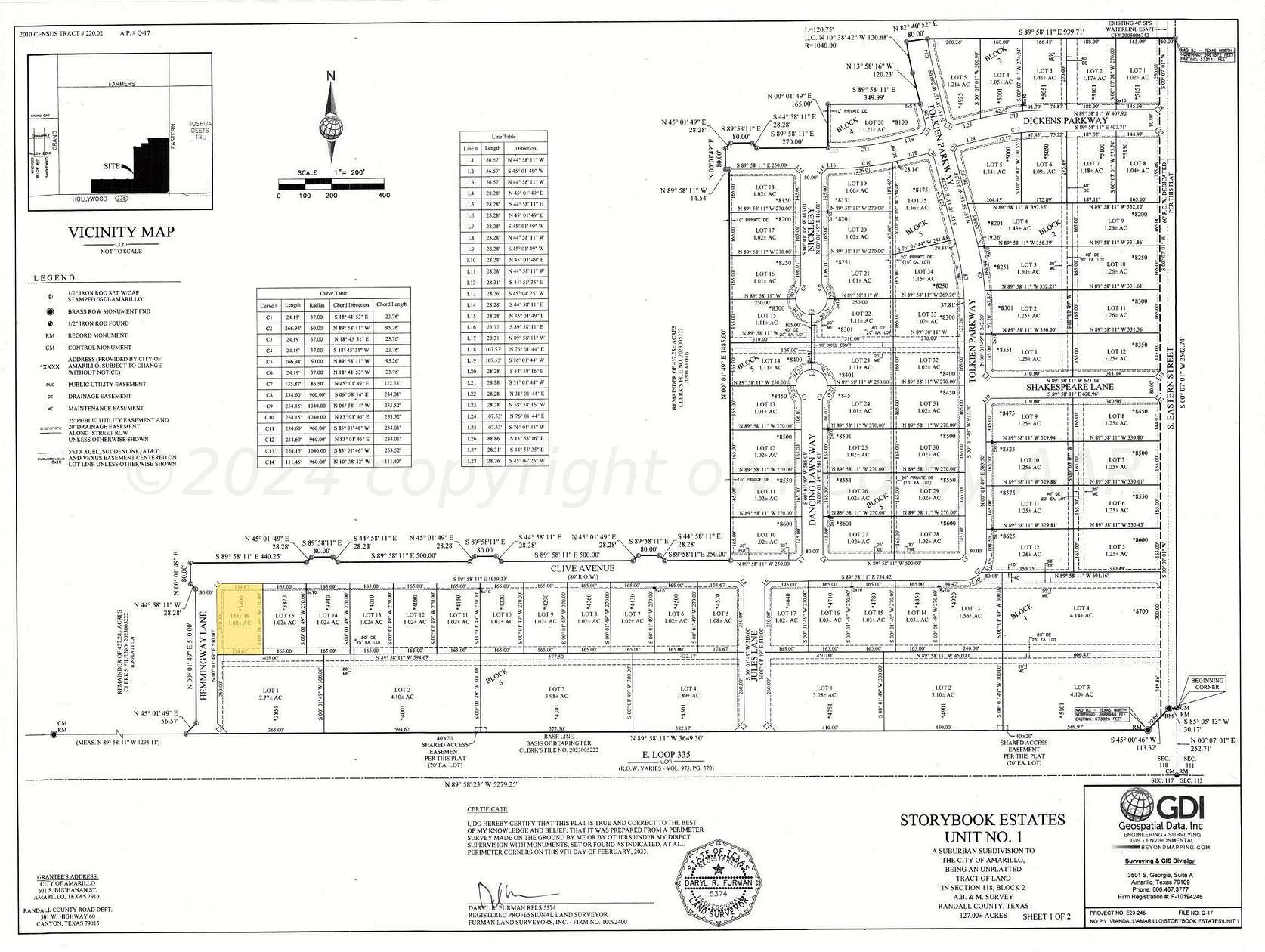 1.1 Acres of Land for Sale in Amarillo, Texas