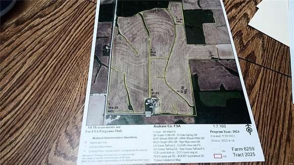 270 Acres of Agricultural Land for Sale in Laddonia, Missouri