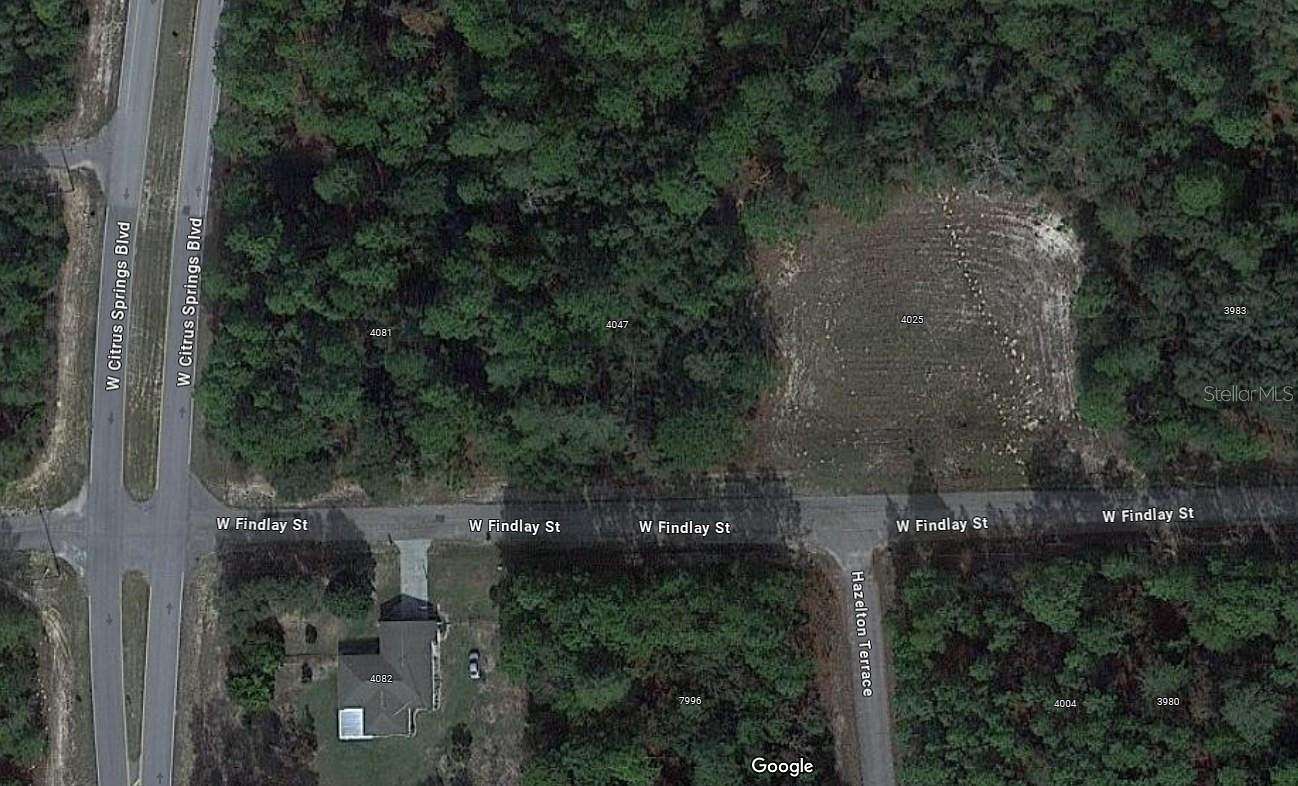 0.5 Acres of Residential Land for Sale in Citrus Springs, Florida