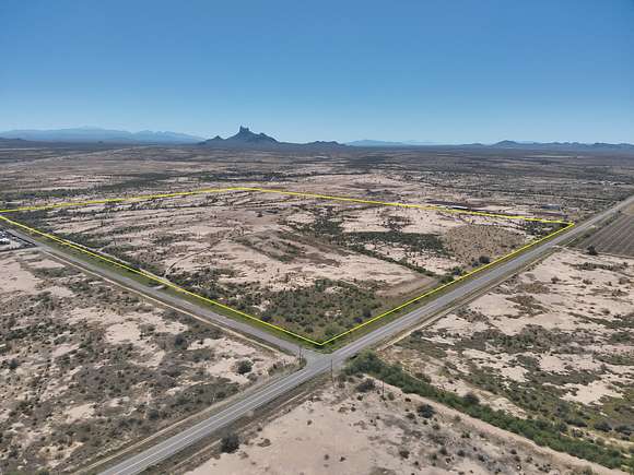 89.1 Acres of Land with Home for Auction in Picacho, Arizona