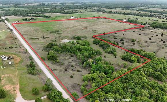55 Acres of Recreational Land & Farm for Sale in Alex, Oklahoma