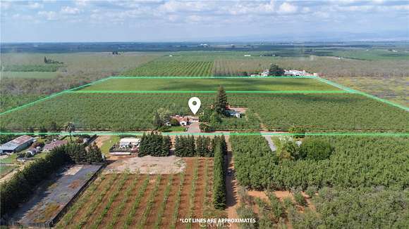 37.6 Acres of Agricultural Land with Home for Sale in Chico, California