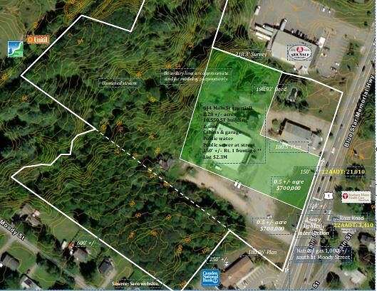2.3 Acres of Improved Commercial Land for Sale in Saco, Maine