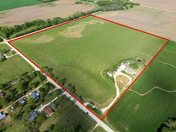 38.8 Acres of Agricultural Land with Home for Sale in Augusta, Kansas