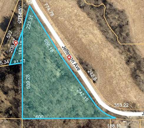 5.5 Acres of Land for Sale in Crescent, Iowa