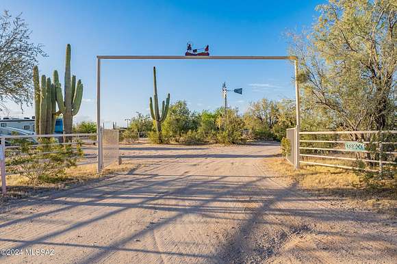 4.3 Acres of Residential Land with Home for Sale in Marana, Arizona