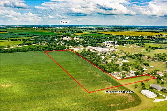 14.6 Acres of Land for Sale in Oglesby, Texas