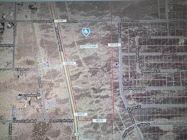 121 Acres of Land for Sale in Pahrump, Nevada
