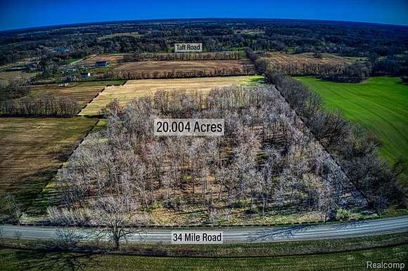 20 Acres of Agricultural Land for Sale in Bruce Township, Michigan
