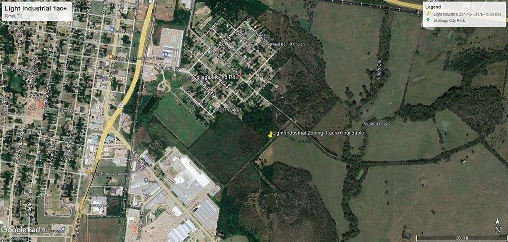 1.8 Acres of Commercial Land for Sale in Terrell, Texas