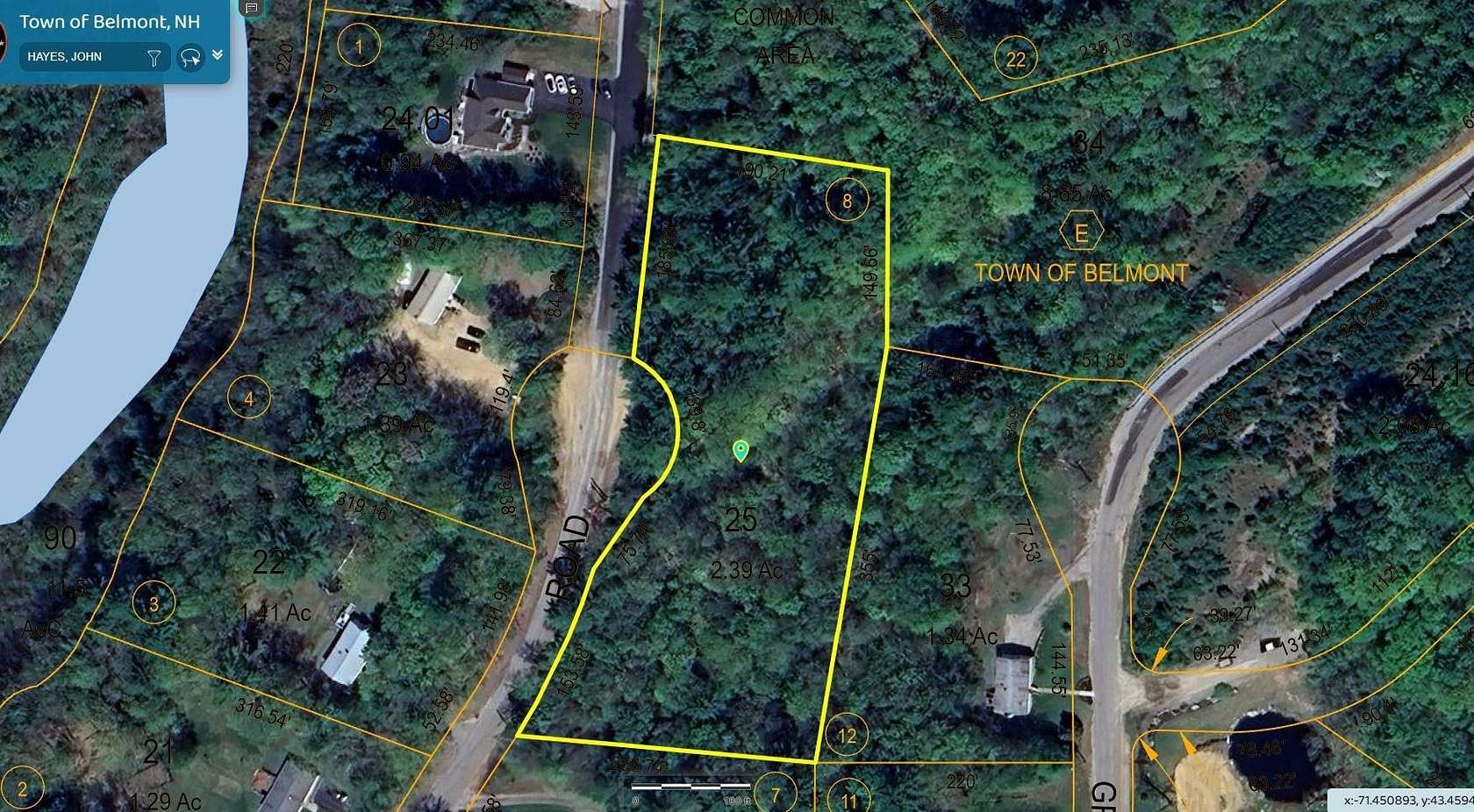 2.4 Acres of Residential Land for Sale in Belmont, New Hampshire