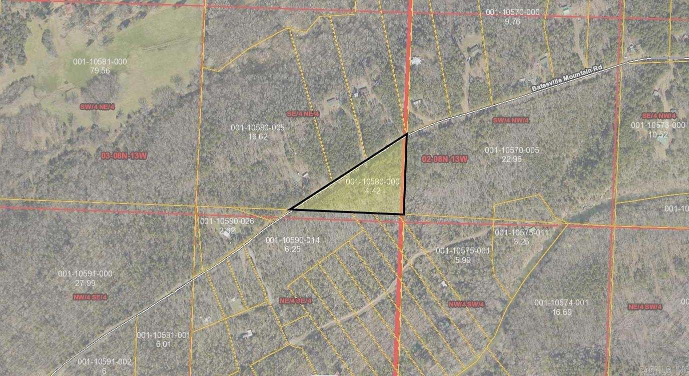 4.42 Acres of Land for Sale in Damascus, Arkansas