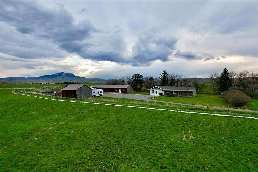 42 Acres of Agricultural Land with Home for Sale in Powell, Wyoming