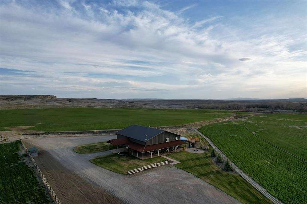 84 Acres of Land with Home for Sale in Greybull, Wyoming
