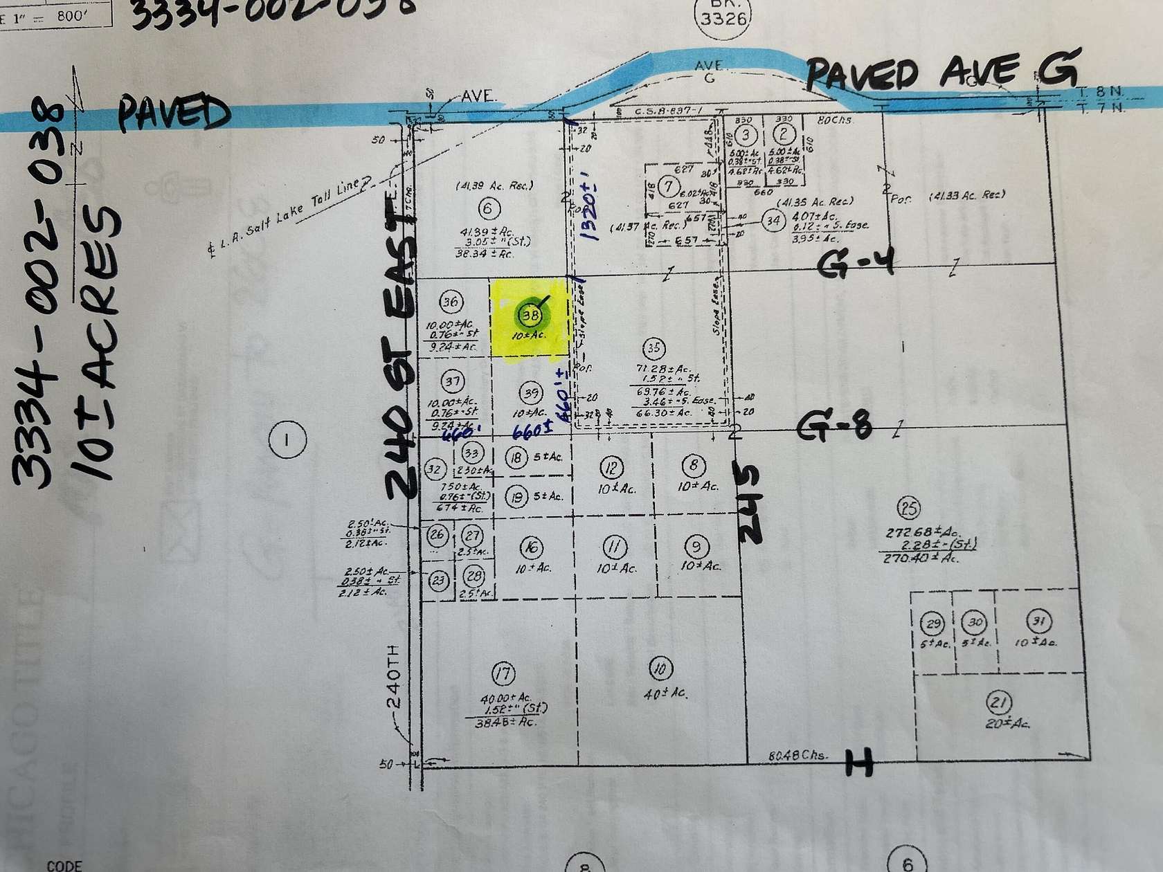 10 Acres of Land for Sale in Lancaster, California