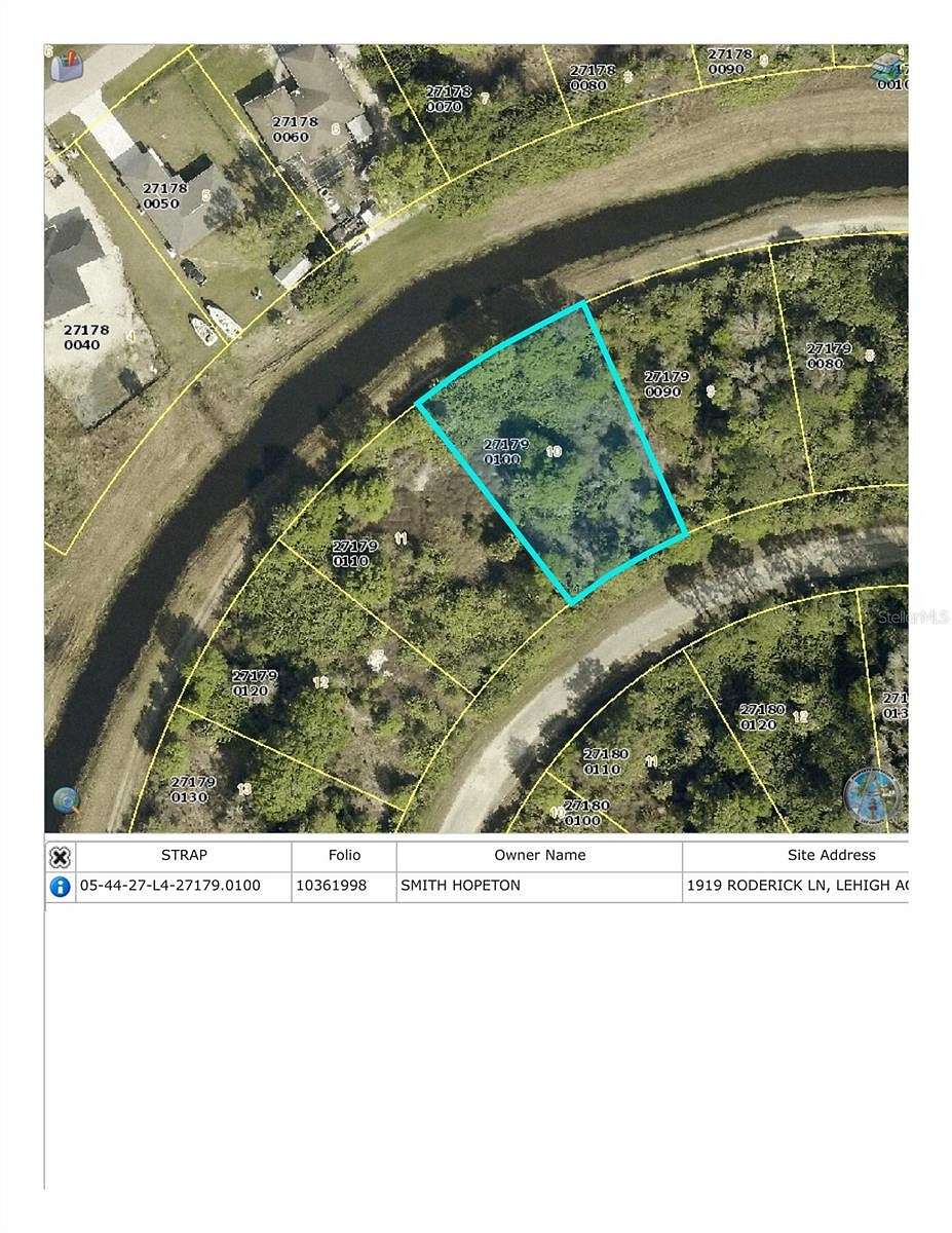 0.33 Acres of Residential Land for Sale in Lehigh Acres, Florida