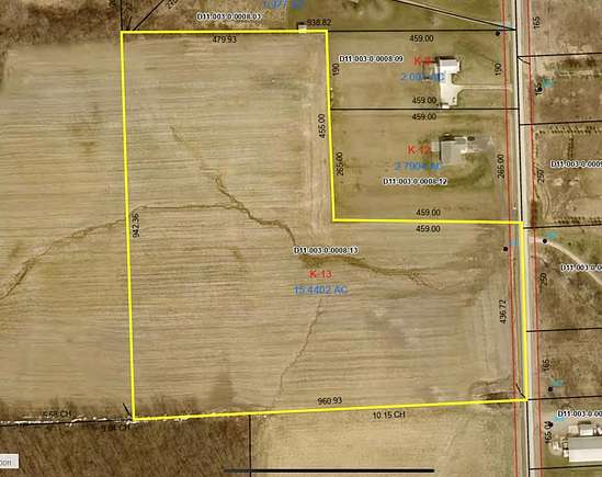 15.4 Acres of Land for Sale in West Salem, Ohio