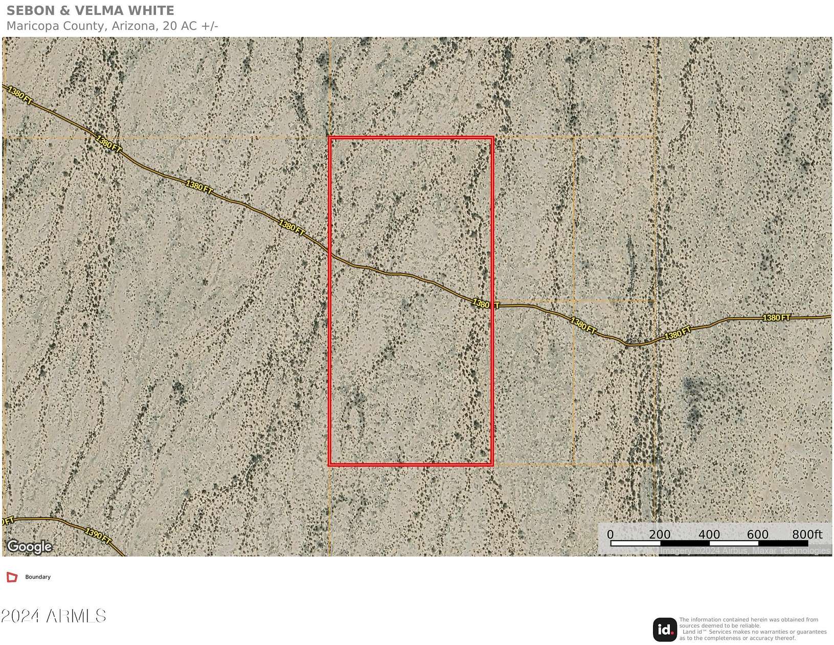 20 Acres of Recreational Land for Sale in Maricopa Village, Arizona