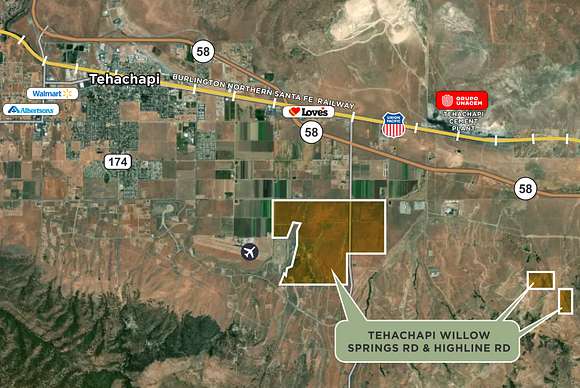 796 Acres of Recreational Land for Sale in Tehachapi, California