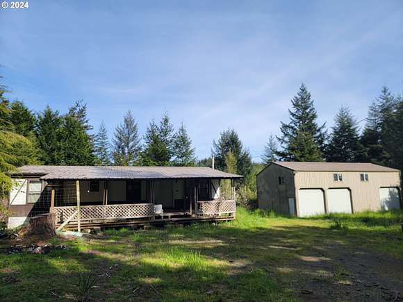 5.41 Acres of Residential Land with Home for Sale in Coos Bay, Oregon